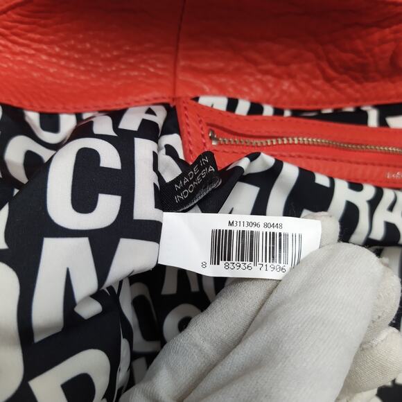 Marc by Marc Jacobs Classic Q Scarlet Red Leather Double Handles Shoulder Bag - Picture 12 of 16